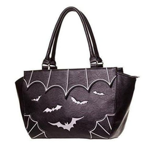 Banned Apparel Handbags - Banned Embroidered Bat Handbag